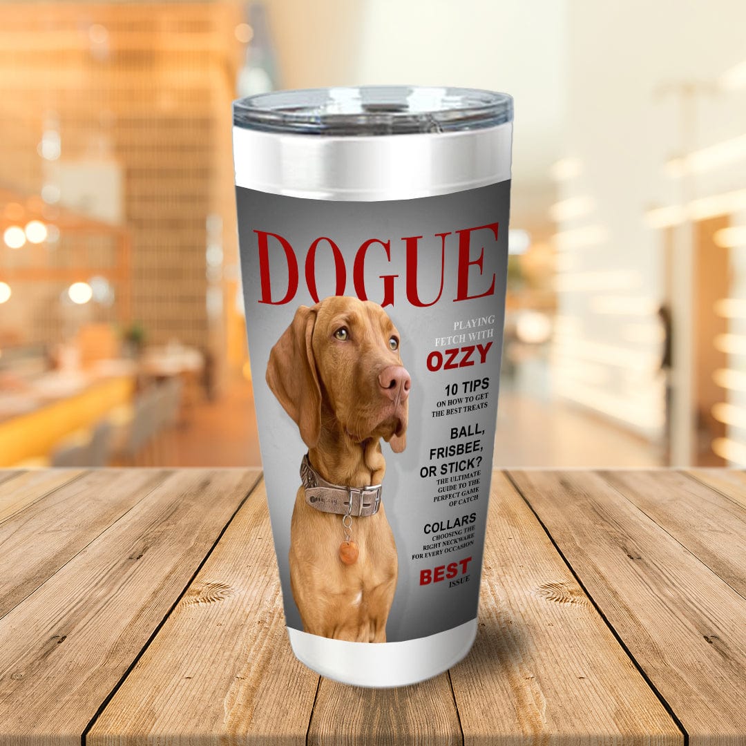 &#39;Dogue&#39; Personalized Tumbler