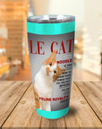 'Le Cat' Personalized Tumbler