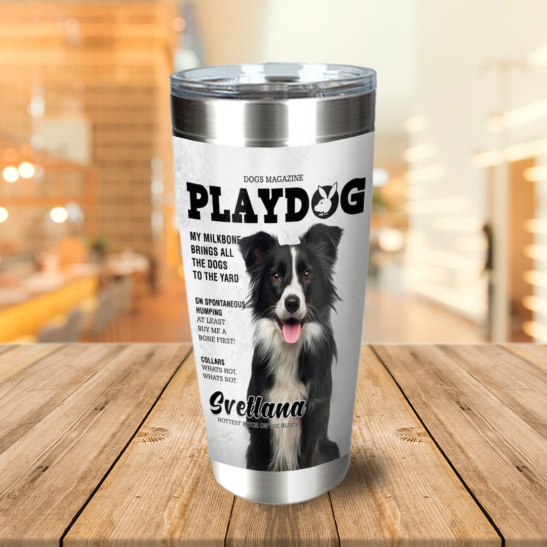 &#39;Playdog&#39; Personalized Tumbler