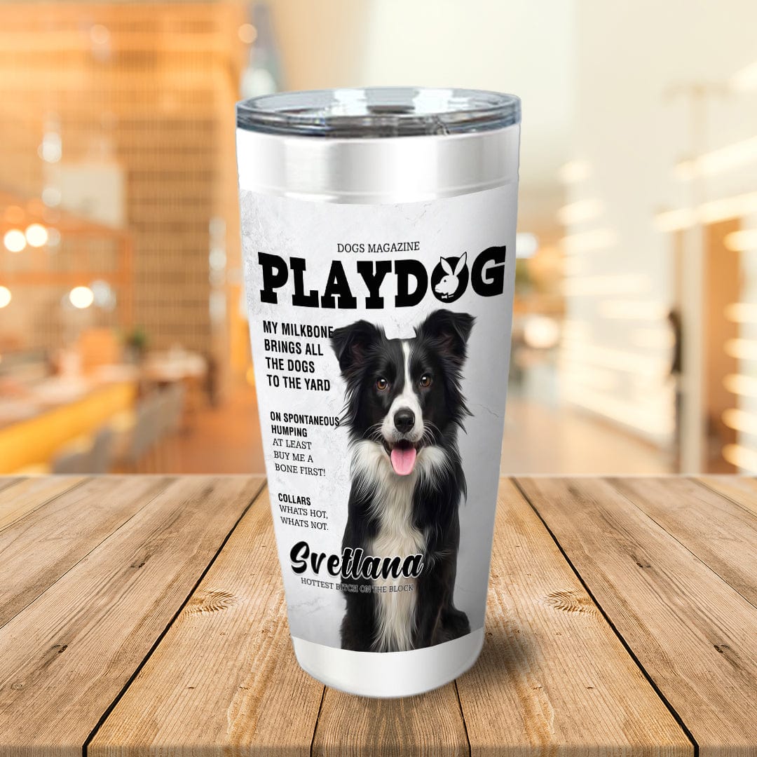 &#39;Playdog&#39; Personalized Tumbler