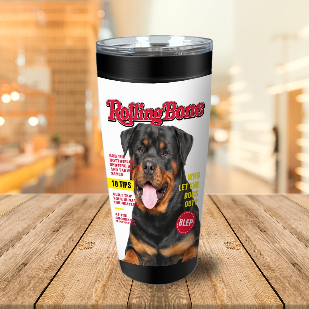 &#39;Rolling Bone&#39; Personalized Tumbler