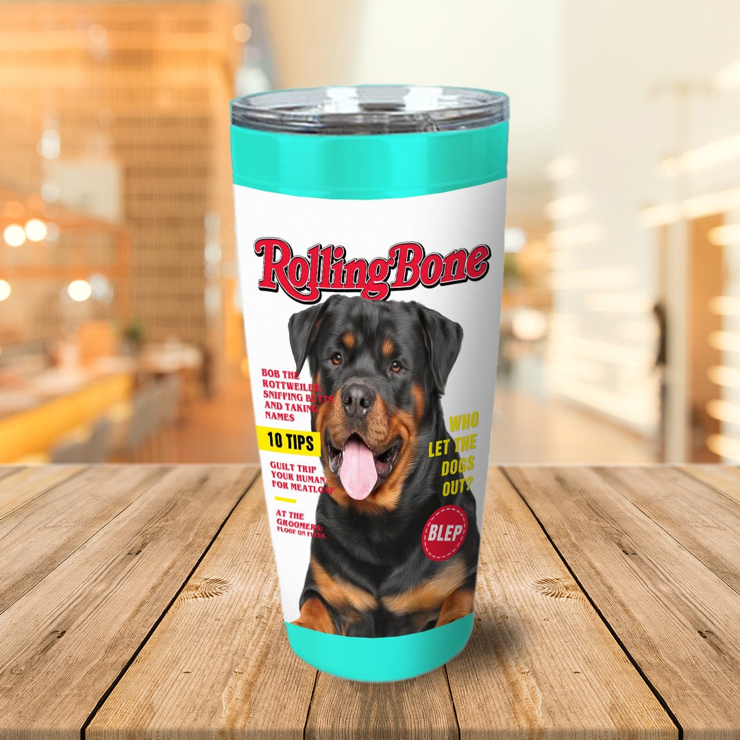 &#39;Rolling Bone&#39; Personalized Tumbler