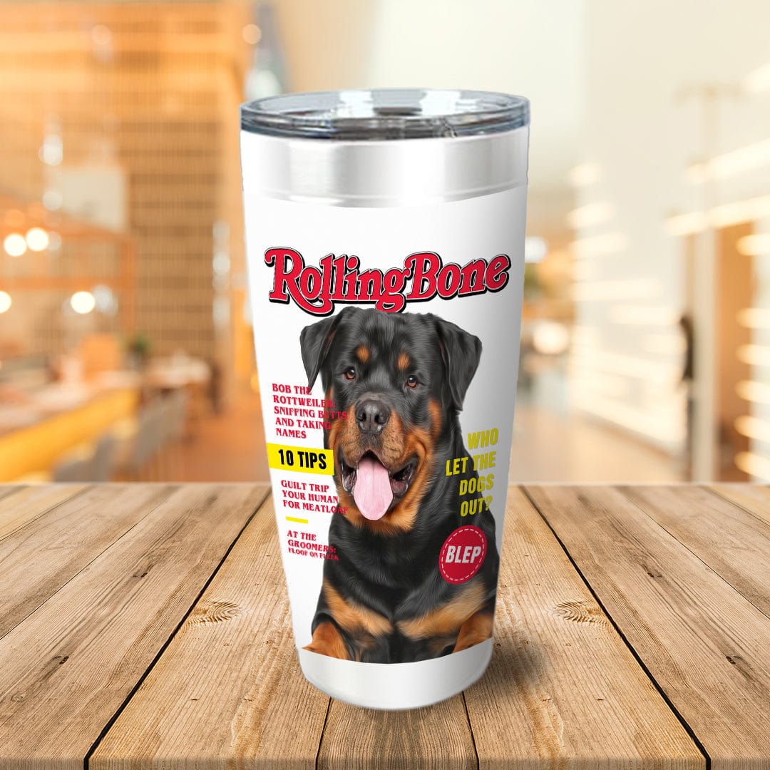 &#39;Rolling Bone&#39; Personalized Tumbler