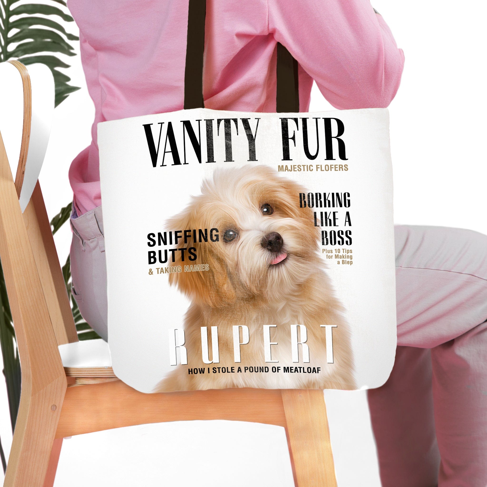 Bolso tote personalizado &#39;Vanity Fur&#39;