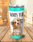 'Vanity Fur' Personalized Tumbler