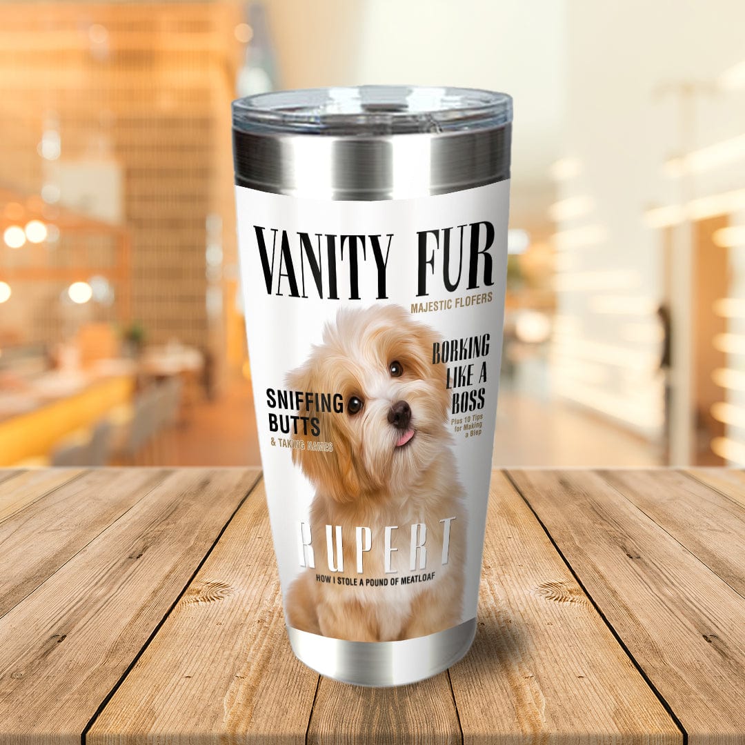 &#39;Vanity Fur&#39; Personalized Tumbler