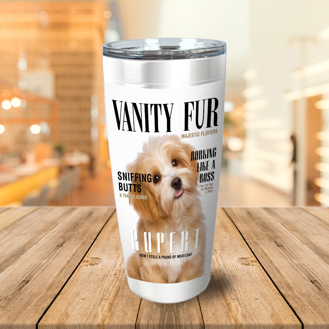 &#39;Vanity Fur&#39; Personalized Tumbler