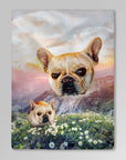 'Majestic Mountain Valley' Personalized Pet Blanket