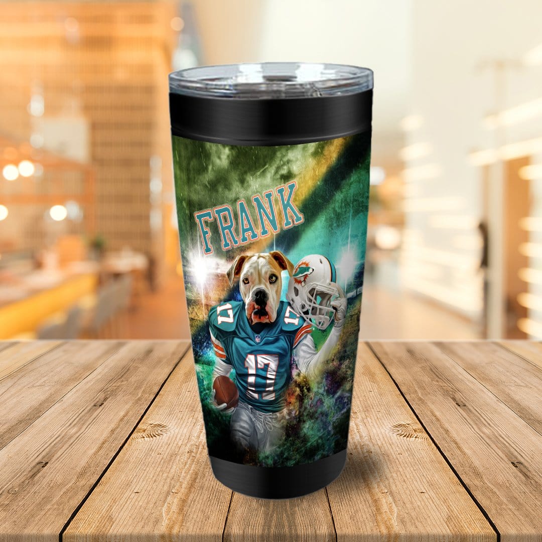 &#39;Miami Doggos&#39; Personalized Tumbler