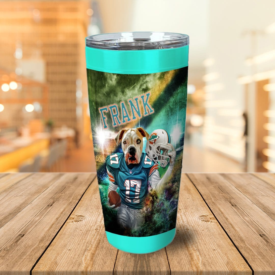 &#39;Miami Doggos&#39; Personalized Tumbler