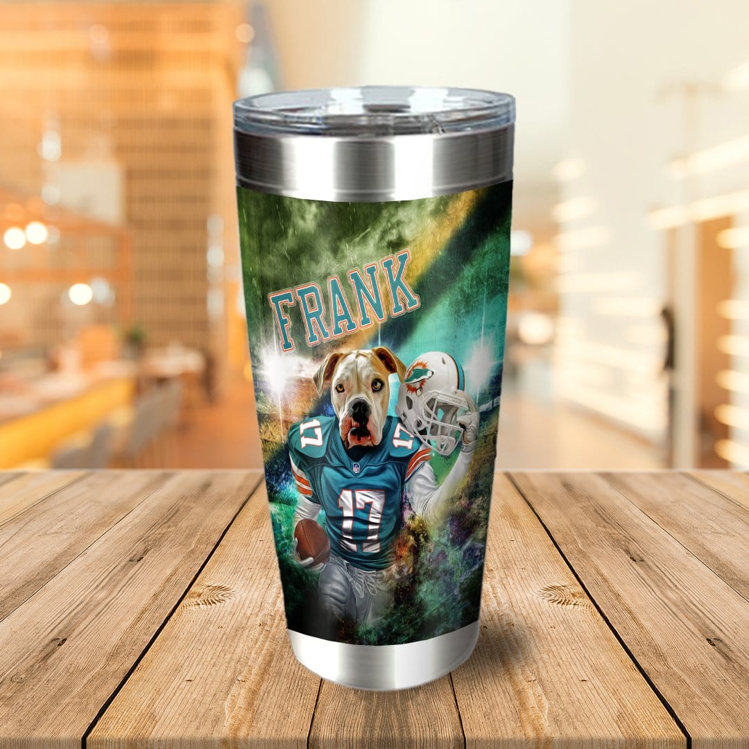 &#39;Miami Doggos&#39; Personalized Tumbler