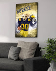 'Michigan Doggos' Personalized Pet Canvas