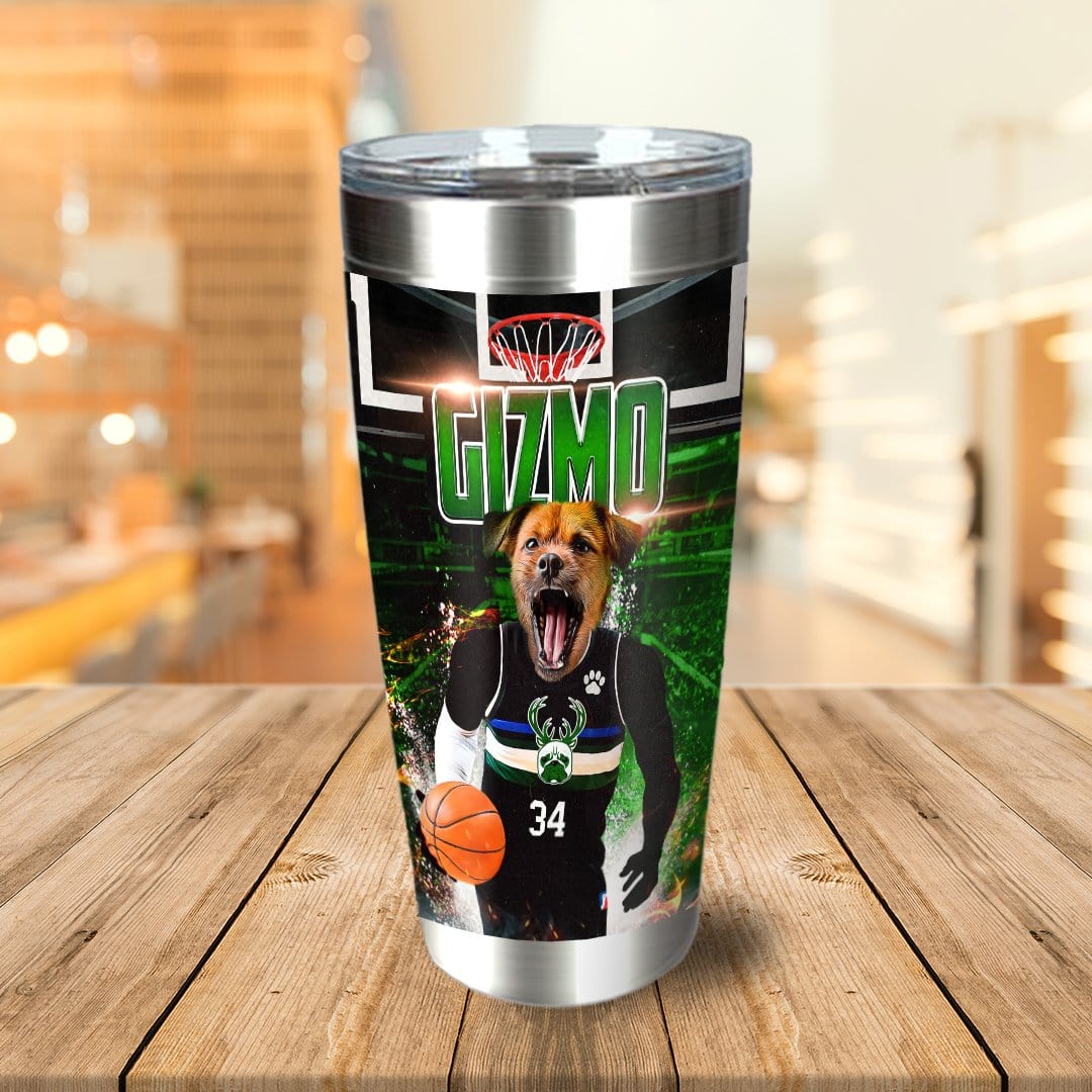 &#39;Milwaukee Pugs&#39; Personalized Tumbler