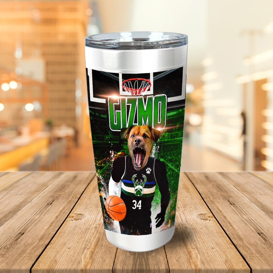 &#39;Milwaukee Pugs&#39; Personalized Tumbler