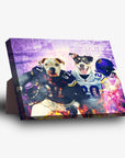 'Minnesota Doggos' Personalized 2 Pet Standing Canvas