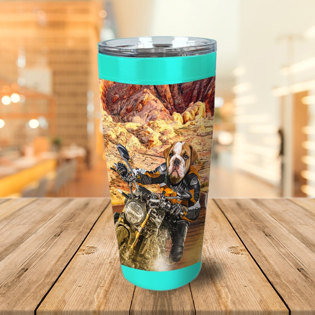 &#39;Dogati Rider&#39; Personalized Tumbler