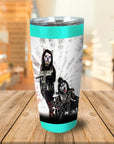 'Kiss Doggos' Personalized 2 Pet Tumbler