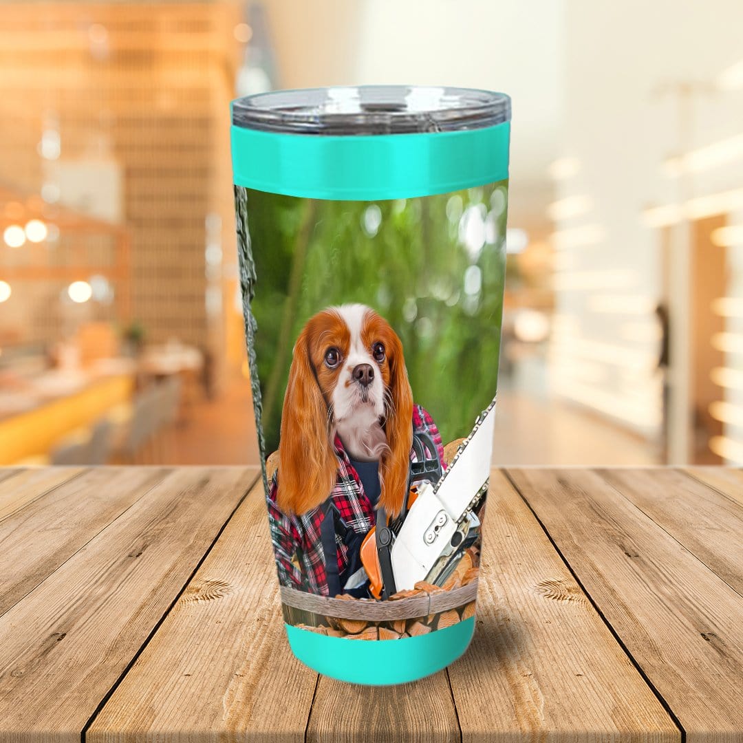 &#39;Lumberwoman&#39; Personalized Tumbler