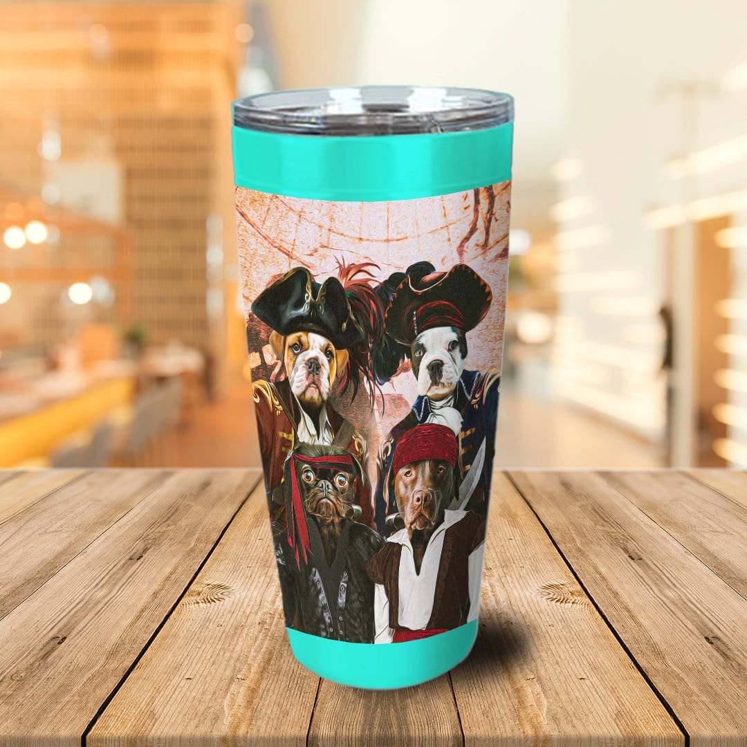 &#39;The Pirates&#39; Personalized 4 Pet Tumbler