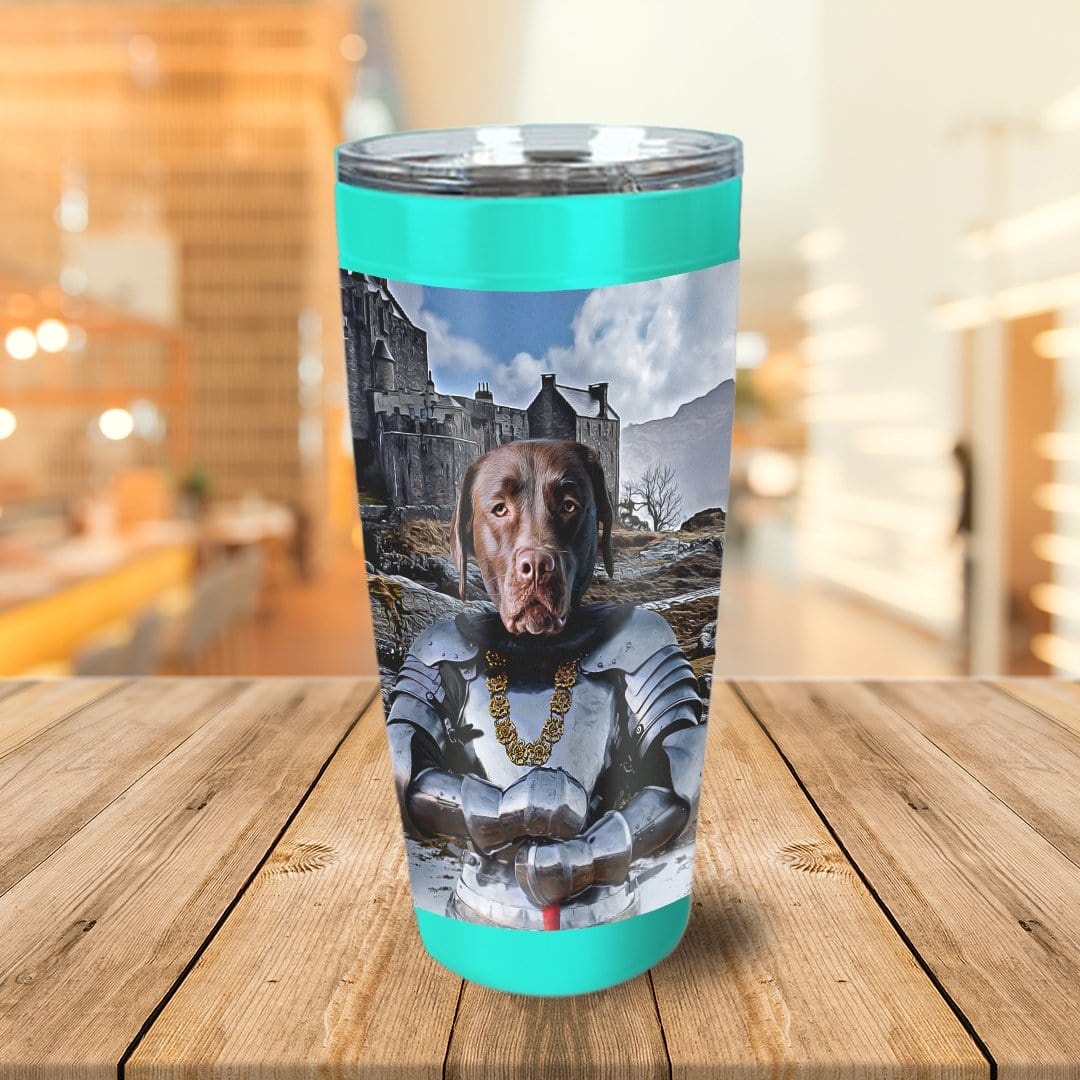 &#39;The Knight&#39; Personalized Tumbler