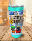 'South Bark' Personalized 2 Pet Tumbler