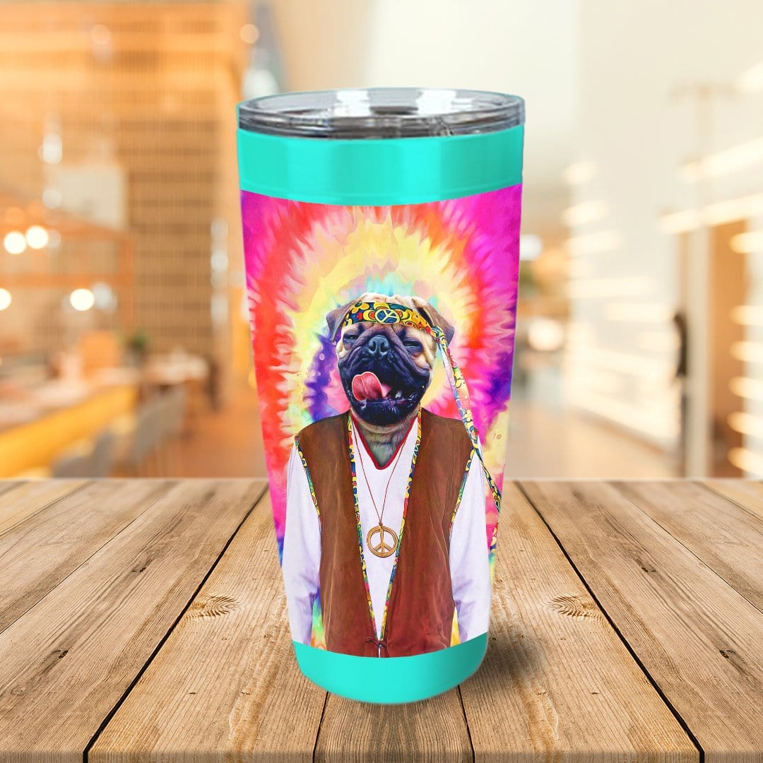 &#39;The Hippie (Male)&#39; Personalized Tumbler