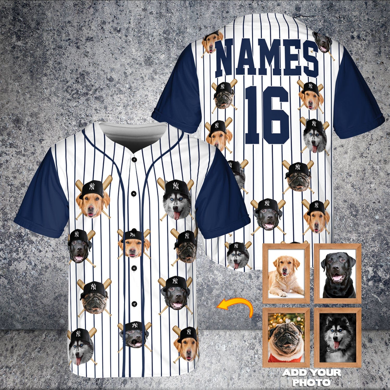 Jersey de béisbol personalizado de los Yankees de Nueva York