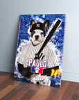 Lienzo personalizado para mascotas 'New York Yankees'