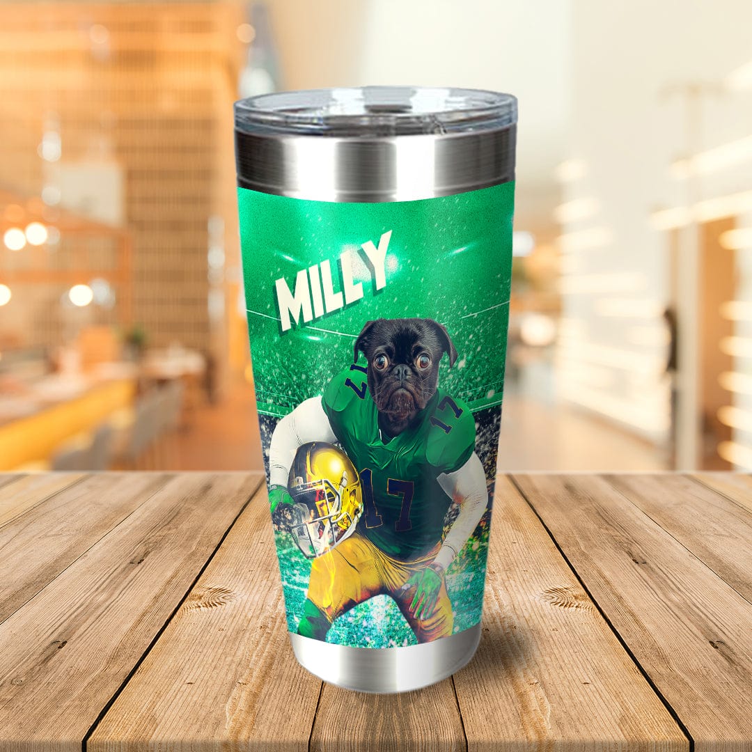 &#39;Notre Dame Doggos&#39; Personalized Tumbler