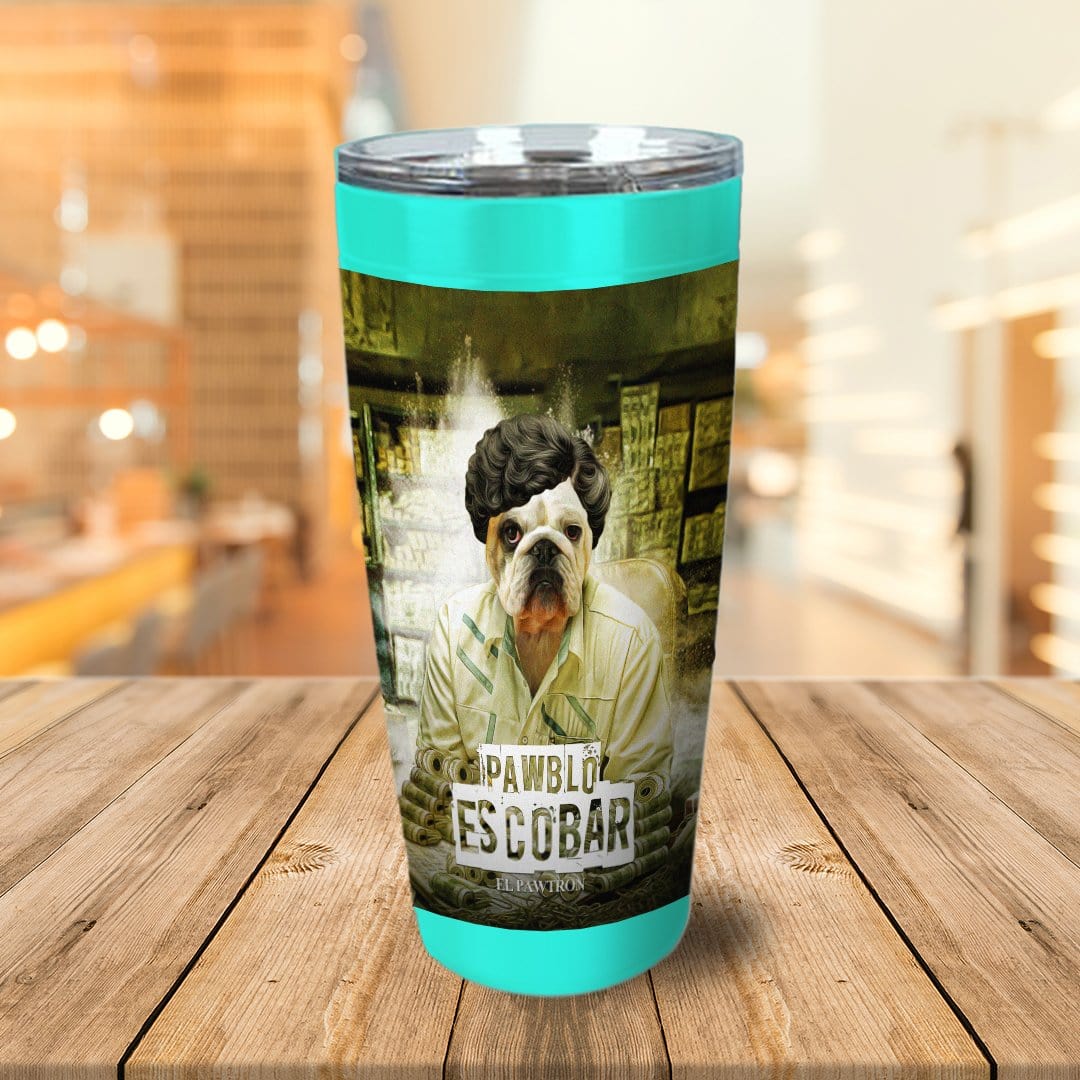 &#39;Pawblo Escobar&#39; Personalized Tumbler