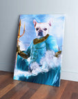 'Pawseidon' Personalized Pet Canvas