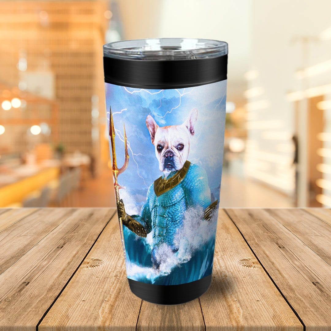 &#39;Pawseidon&#39; Personalized Tumbler