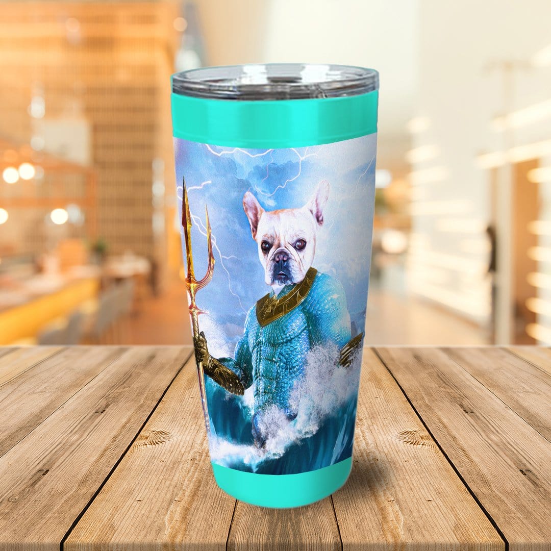 &#39;Pawseidon&#39; Personalized Tumbler