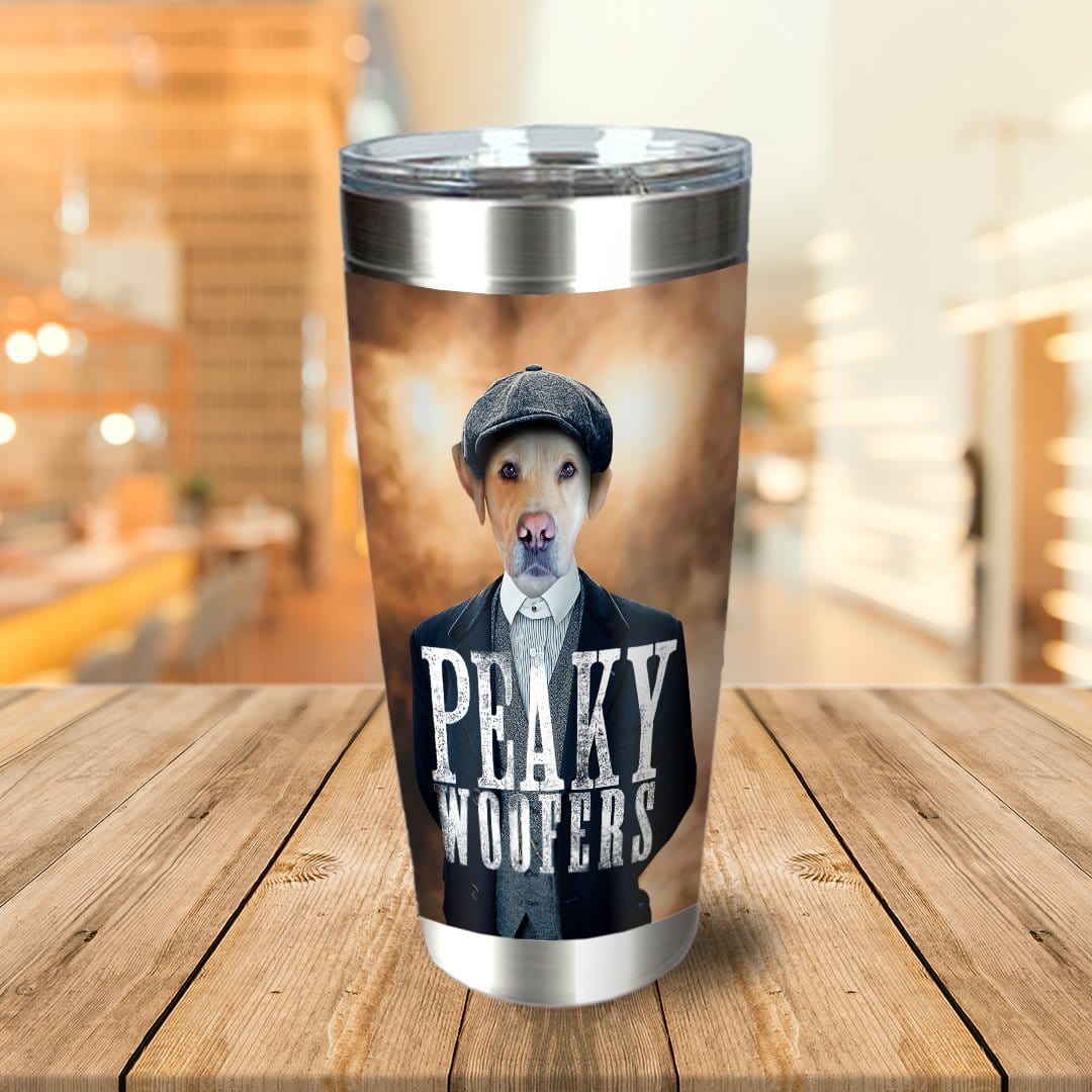 &#39;Peaky Woofer&#39; Personalized Tumbler