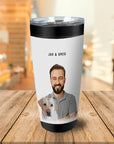 Personalized Modern Pet & Human Tumbler