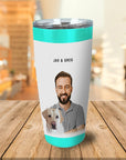 Personalized Modern Pet & Human Tumbler