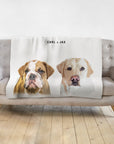 Personalized Modern 2 Pet Blanket