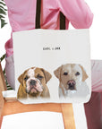 Personalized Modern 2 Pet Tote Bag