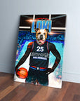 'Philadoggos 76ers' Personalized Pet Canvas