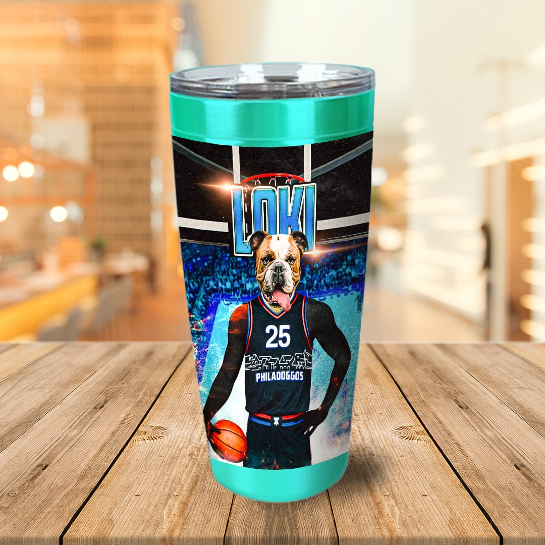 &#39;Philadoggos 76ers&#39; Personalized Tumbler