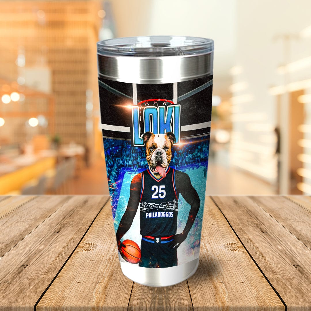 &#39;Philadoggos 76ers&#39; Personalized Tumbler