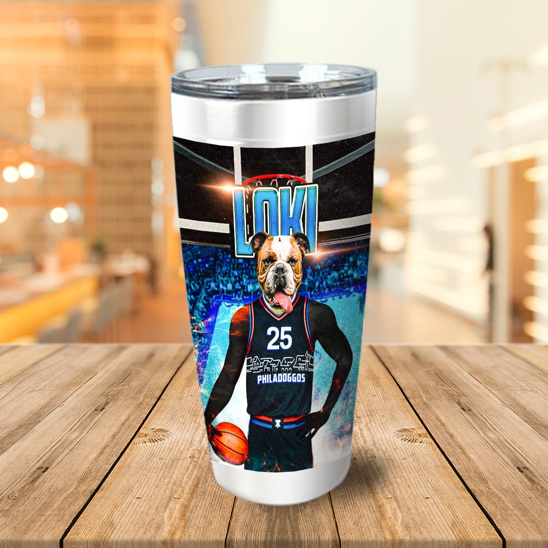 &#39;Philadoggos 76ers&#39; Personalized Tumbler