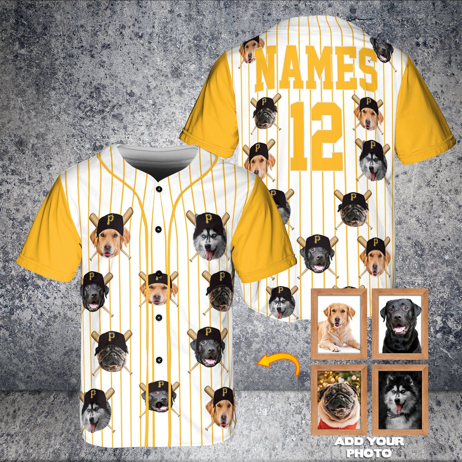 Camiseta de béisbol personalizada de los Pittsburgh Pawrates