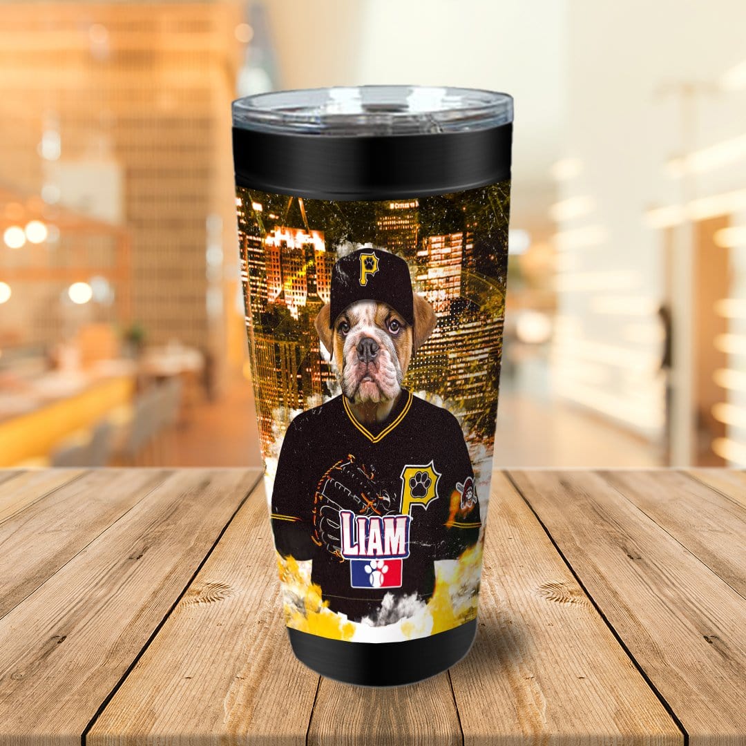 &#39;Pittsburgh Pawrates&#39; Personalized Tumbler