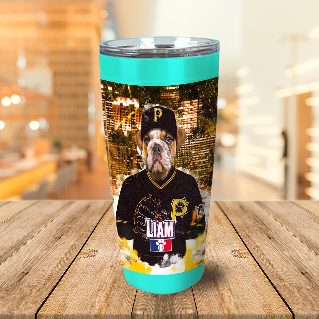 &#39;Pittsburgh Pawrates&#39; Personalized Tumbler