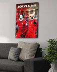 'Poland Doggos' Personalized 2 Pet Canvas