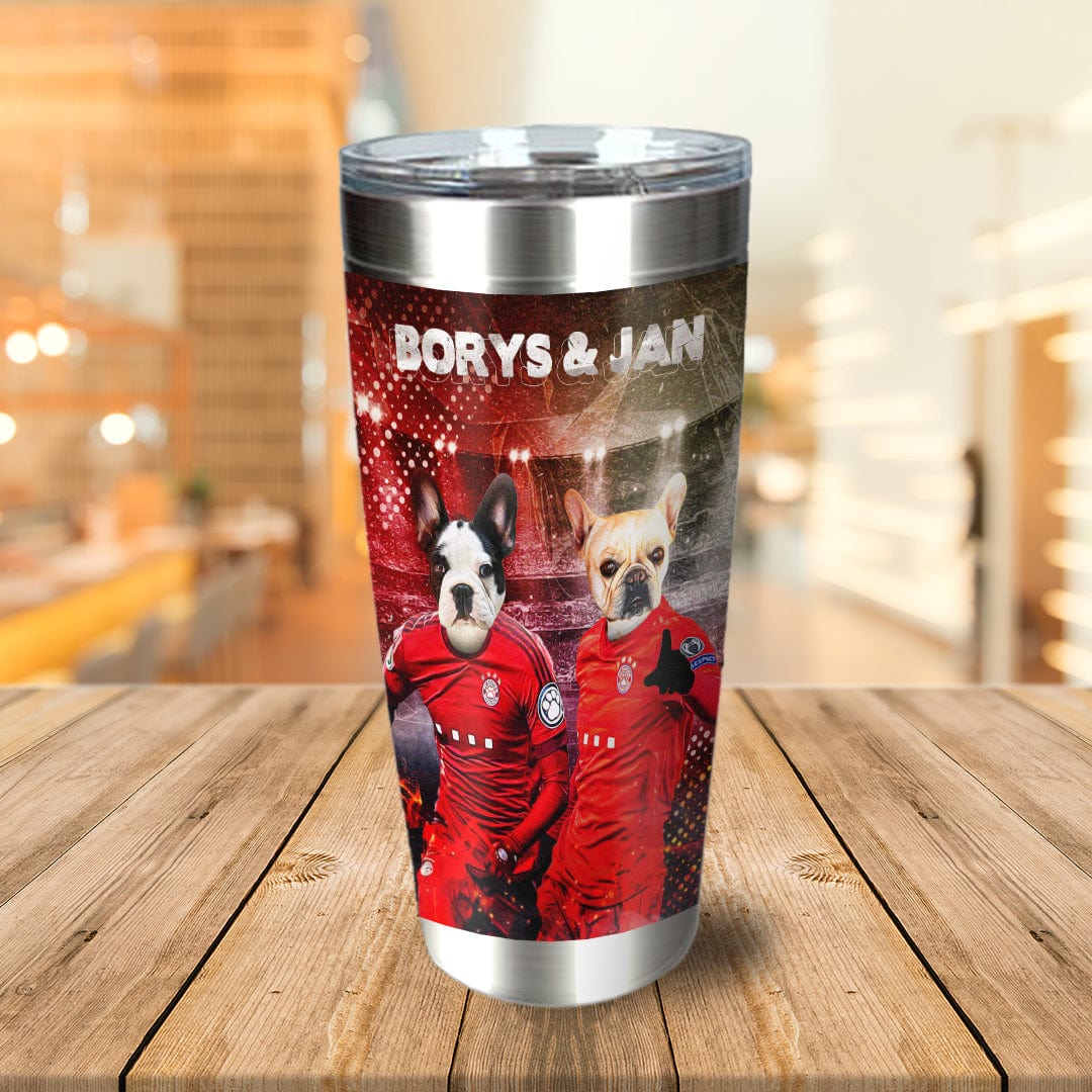 &#39;Poland Doggos&#39; Personalized 2 Pet Tumbler