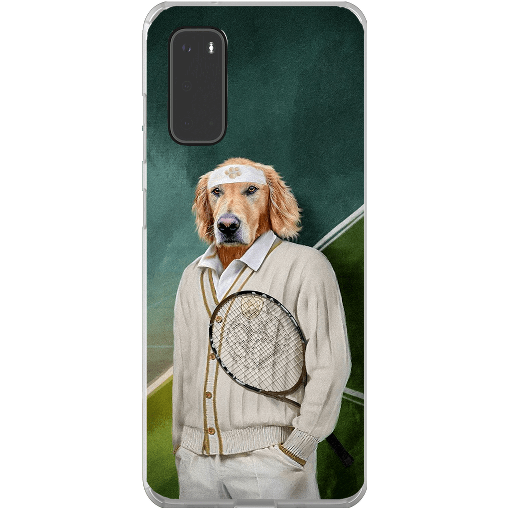 Funda para móvil personalizada &#39;Jugador de tenis&#39;