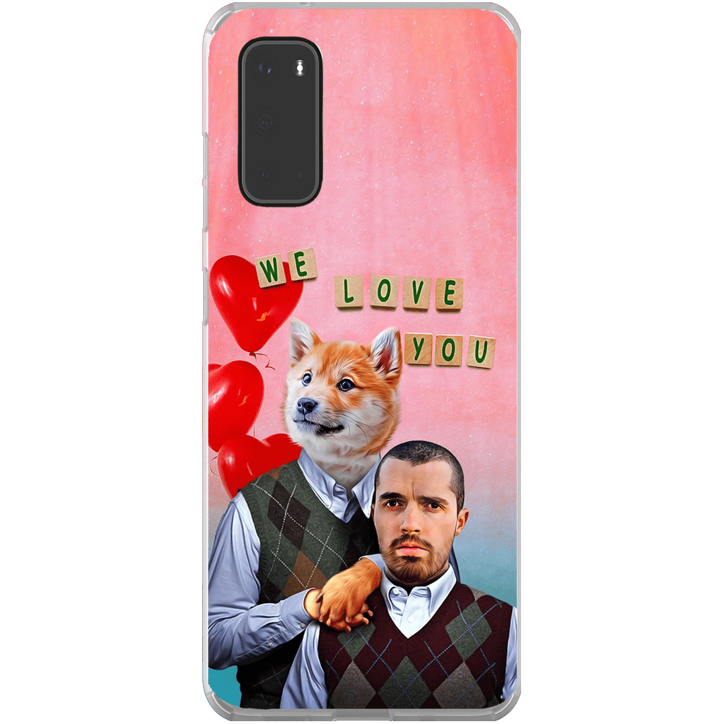 &#39;Step Doggo/Human Valentines&#39; Personalized Phone Cases