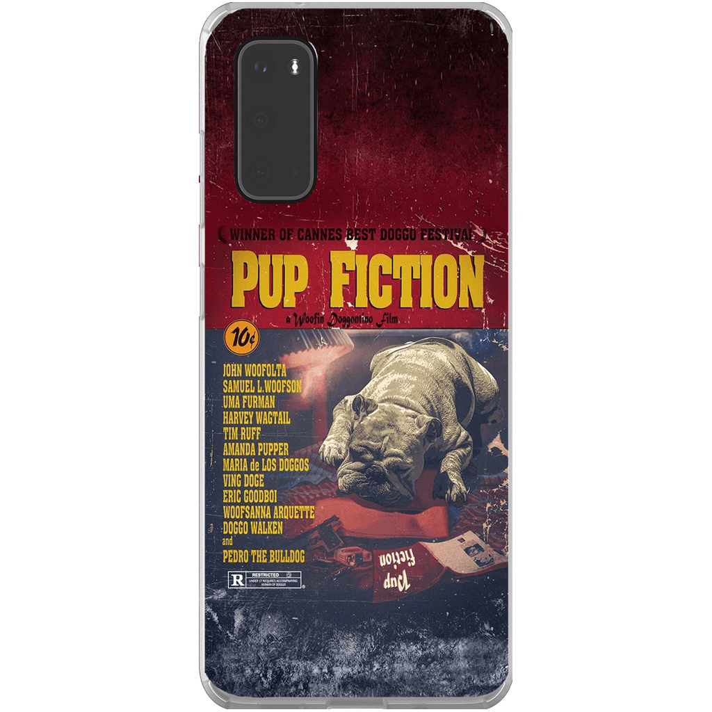 &#39;Pup Fiction&#39; Personalized Phone Case